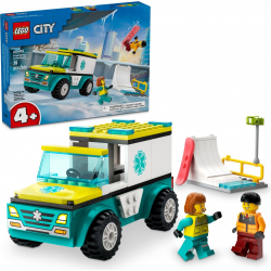 Klocki LEGO 60403 Karetka i snowboardzista CITY